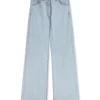 MSGM Denim Taglio Straight Tinta Unita Blue Shop