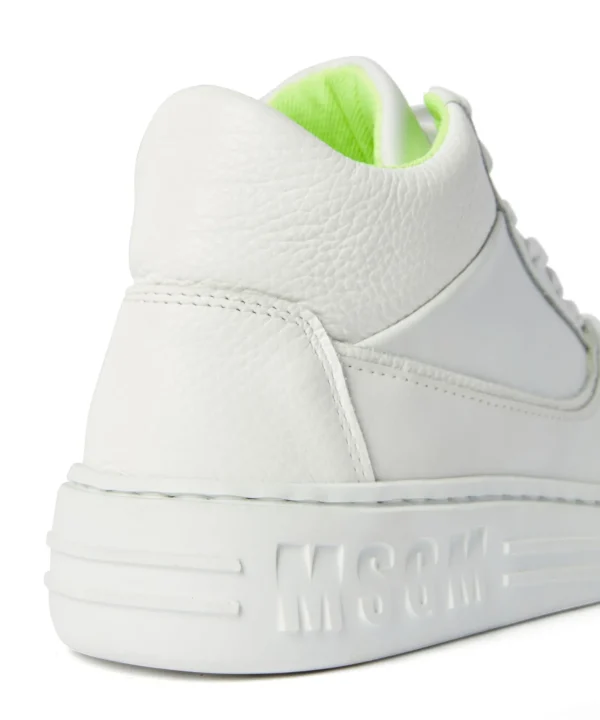 MSGM Mid Basket White Online