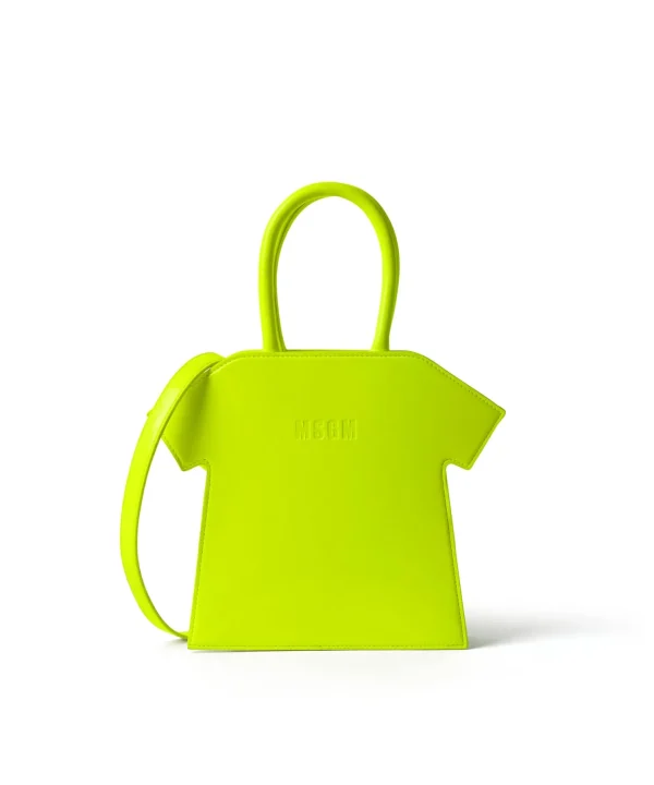MSGM Tee Bag Yellow Fluo Hot