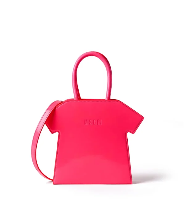 MSGM Tee Bag Pink Fluo Fashion