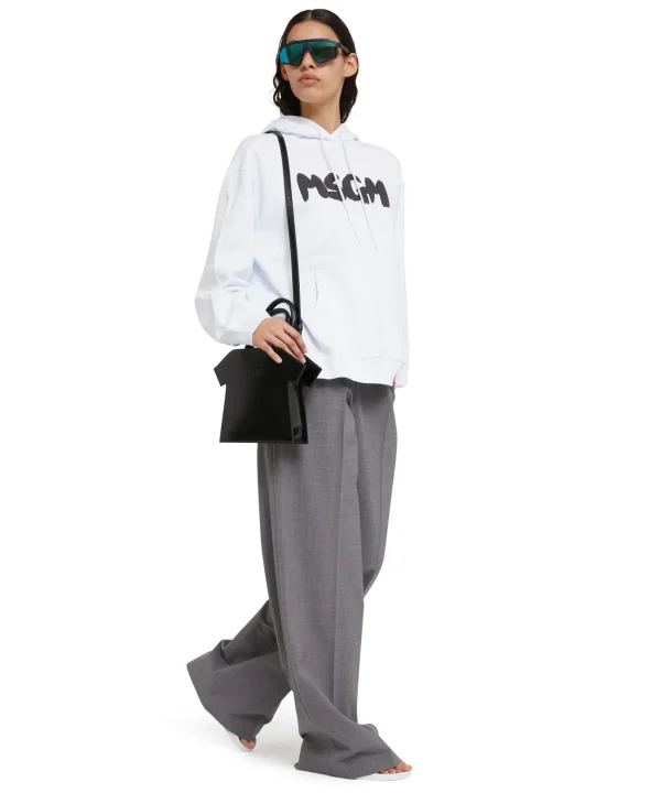 MSGM Tee Bag Black Clearance