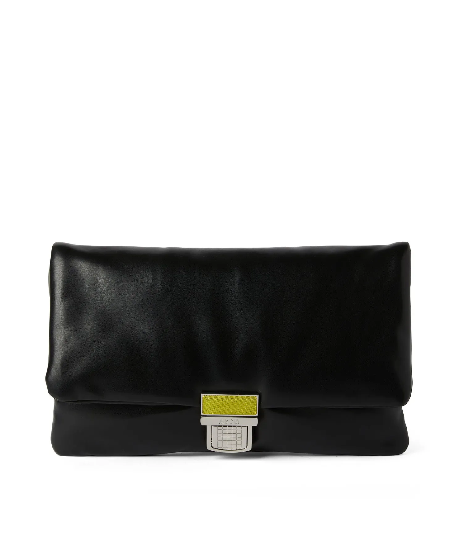 pochette_puffer_clic_bag__0-1.webp MSGM Pochette Puffer Clic Bag In Ecopelle Black Discount