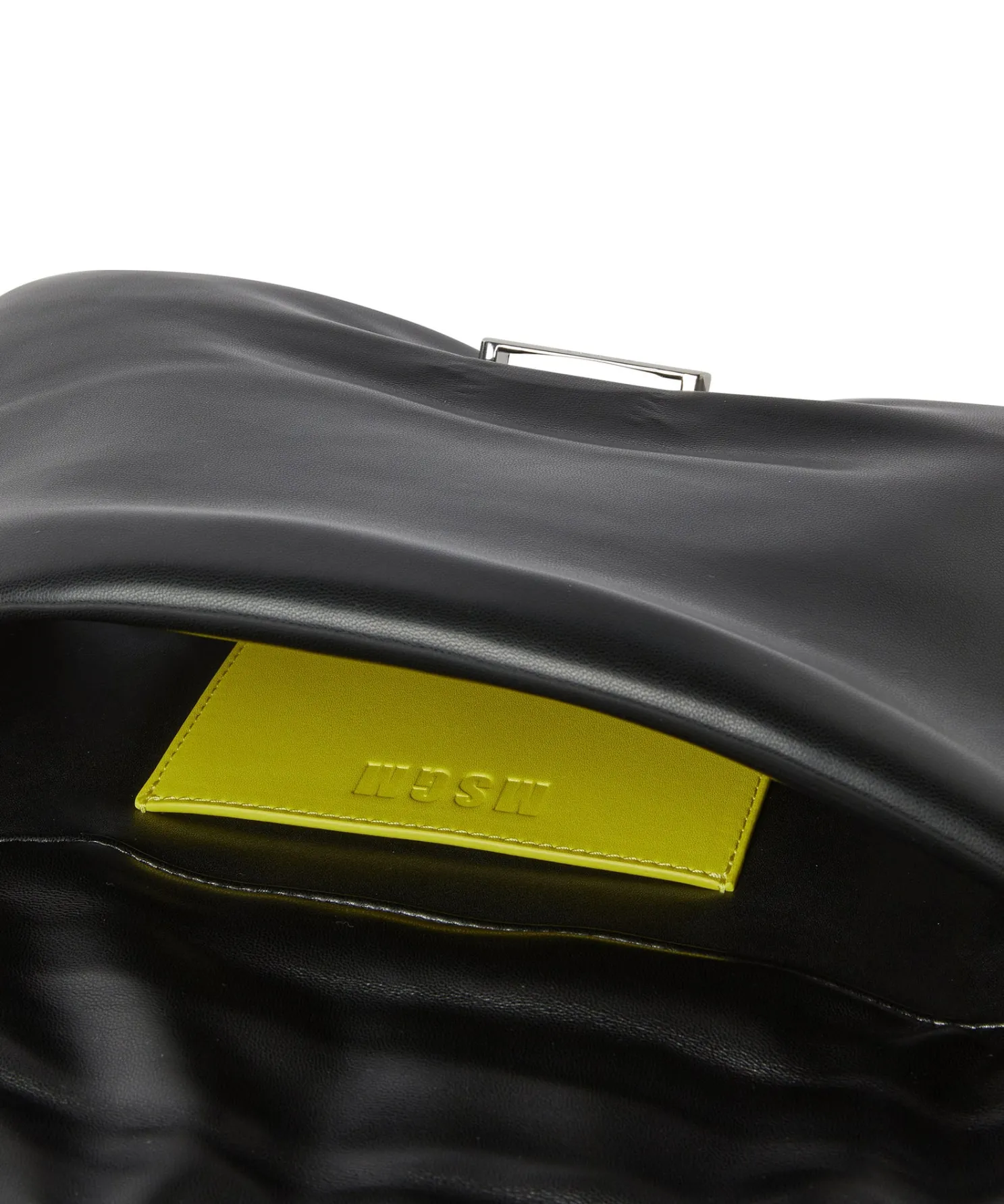 pochette_puffer_clic_bag__3-1.webp MSGM Pochette Puffer Clic Bag In Ecopelle Black Discount