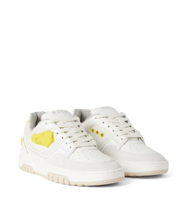 MSGM Sneakers Rck White New