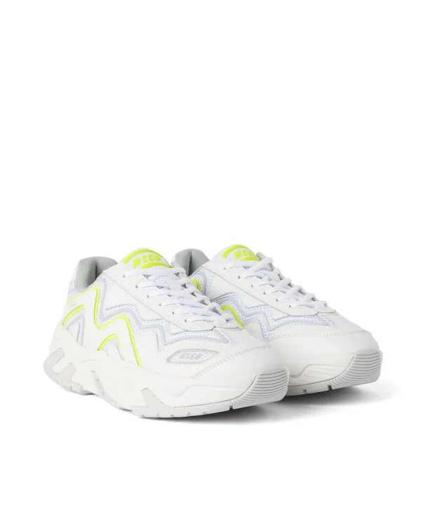 MSGM Sneakers Vortex Con Suola Vibram White Sale